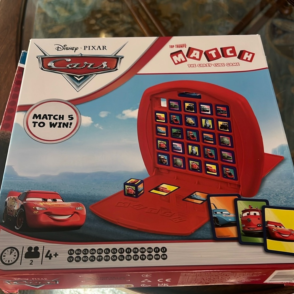 Disney Pixar Cars match game